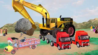 Giant JCB Truck Hindi Kahaniya Funny Hindi Comedy Video