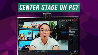 You can get Apple's Center Stage on any PC with this webcam