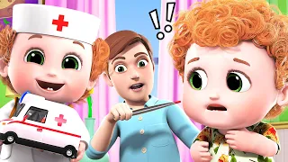 Daddy Got a Boo Boo! | Johny Johny Yes Papa | Baby Shark | Cartoon | Nursery Rhymes & Kids Song