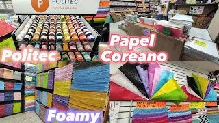 IZAZAGA 151👌PROVEEDOR DE 🤩PAPEL COREANO🪭FOAMY🔔 PINTUTA POLITEC🎨CREPE🌹TODO PARA TUS MANUALIDADES!!😏