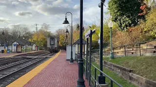 Amtrak P029 Heads Through Germantown, MD