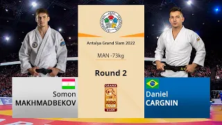 Сомон МАҲМАДБЕКОВ – Даниел КАРГНИН, Round 2, -73kg, Antalya Grand Slam 2022