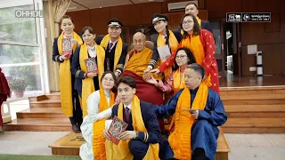 HH The Dalai Lama granted an audience to devotees from Mongolia at his residence in Dharamshala