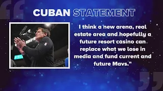 Mark Cuban cites broadcast media ills, Texas' possible gambling future as reasons for selling Mavs