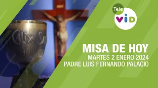 Misa de hoy ⛪ Martes 2 Enero de 2024, Padre Luis Fernando Palacio #TeleVID #MisaDeHoy #Misa