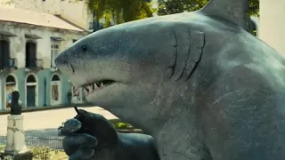 King Shark make sure everybody know the bird is the word