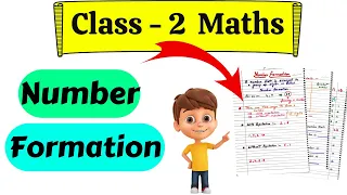 Number Formation Class 2 Math| Forming Numbers for Class 2| Math Worksheet for Class 2 |Grade 2 Math