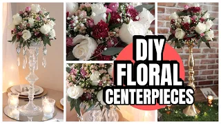 HOW TO MAKE AFFORDABLE FLORAL WEDDING CENTERPIECES