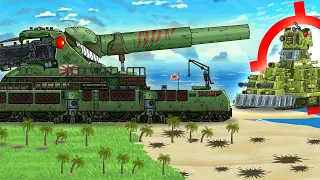 Japanese DORA VS KV-44! He won't survive the shot! - Cartoons about tanks