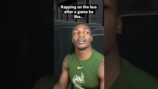 Rapping on the bus after a game be like…