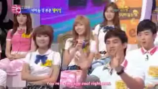 (ENG) 2pm Taecyeon & SNSD Jessica - SGB interactions cut