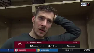 January 10, 2018 - FSS - Miami Heat Goran Dragic Locker-room Post game Interview (Vs Pacers)