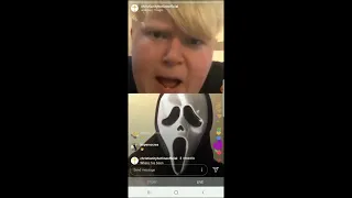 Bill Jensen sees Ghostface from Scream