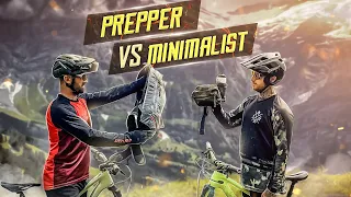 PREPPER vs MINIMALIST - MTB Enduro Tour Ausrüstung mit Rucksack oder Hip Bag? GRINDELWALD SCHWEIZ