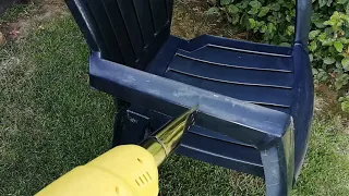 Rénovation d'une chaise en PVC