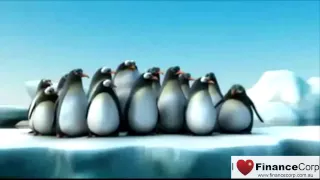FinanceCorp penguin and team work