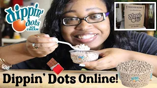 Dippin' Dots Online Order Unboxing + Dippin' Dots Mukbang!