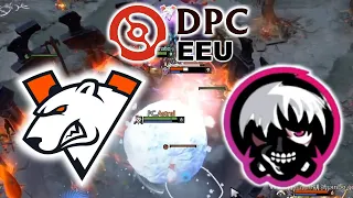 Picked Techies against VP ?! VIRTUS PRO vs PUCKCHAMP - DPC EEU UPPER DIVISION SEASON 2 DOTA 2