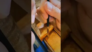 [Violin Repair] sweat damage restoration on violin