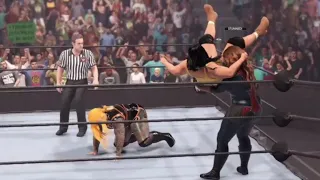 WWE2K22 AJA KONG & NIA JAX VS REGGIE BENNETT & JESSICKA HAVOK