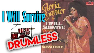 I Will Survive - Gloria Gaynor - Drumless #drumless #drumcover #drumlessons #drummer #hitsongs #70s