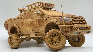 Ukiran Kayu - versi khusus FORD RAPTOR - Seni pertukangan kayu