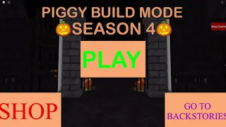 Piggy Build Mode Season 4 MAIN MENU!