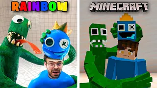 Criei CENAS do AZUL BABÃO da VIDA REAL no Minecraft