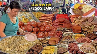 8Pesos lang na "FRIED RICE" at 7Pesos ang "1 ULAM" ni NANAY VIOLY sa Palengke ng Sauyo!