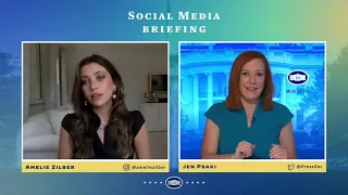 TikTok star Amelie Zilber questions Psaki on American Families Plan