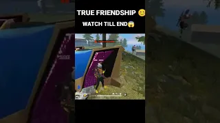 REAL  Friendship ||  Friend Saved Me In End Time 😄 ||  || #freefire #shorts