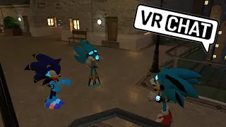 Damien's Sister?! Geno Sonic meets Nya The Hedgehog | Vrchat