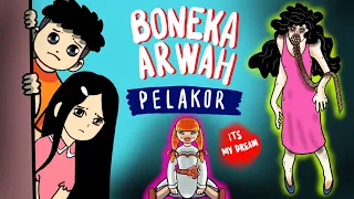 Cerita ARWAH KORBAN PELAKOR DI BONEKA SPIRIT DOLL - Animasi Horor Kartun Lucu Indonesia#kartunhantu