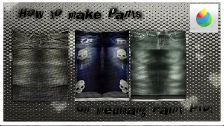 How I make pants on roblox!! (Medibang paint pro)