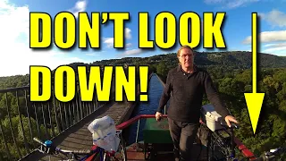 Crossing the Pontcysyllte Aqueduct - A narrowboat journey on the Llangollen canal.