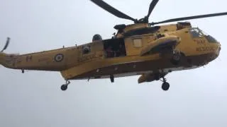 Crib Goch helicopter rescue 3rd Aug 2014