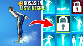 15 COSMÉTICOS de LA LISTA NEGRA de Fortnite! (Cosas que NUNCA REGRESARÁN)