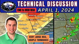Trey's Tornado-Cast & Technical Weather Discussion for Texas (4/1/24)
