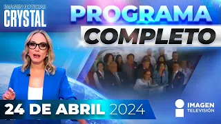 Noticias con Crystal Mendivil | Programa completo 24 de abril de 2024