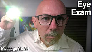 ASMR Role Play - Dr Dmitri Eye Examination & Massage - Light Triggers