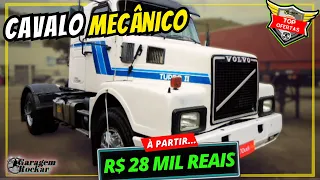 BOAS OPÇÕES DE CAVALO MECÂNICO SCANIA VOLVO MERCEDES a VENDA e BARATO À PARTIR DE 28 MIL #caminhão