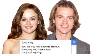 Joey King & Joel Courtney Answer the Web's Most Searched Questions | WIRED