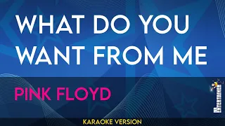 What Do You Want From Me - Pink Floyd (KARAOKE)