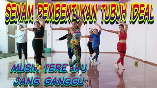 Senam pembentukan tubuh ideal musik tiktok terbaru