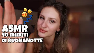 40 MINUTI DI BUONANOTTE 💤 ASMR | ITALIAN WHISPERING ❤️