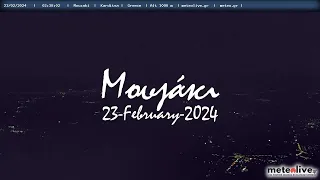 🧤 23-February-2024, Mouzaki Panorama Camera Timelapses.gr 🇬🇷