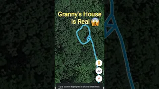 Granny's House🏠 Real😱! on Google Earth #shorts #granny