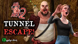 MR. MEAT 2 FULL GAMEPLAY 🎮 TUNNEL ESCAPE ENDING 🍖 HARD MODE! 💀