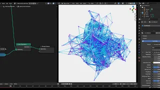 Plexus testing in Blender 3.5