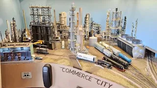 Chuck Lee's new HO BN/DRGW Front Range layout tour